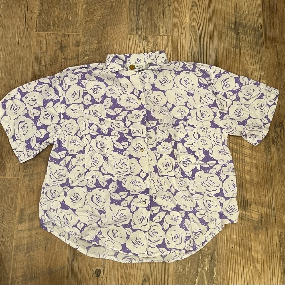 Southern Classics Purple Hawaiian Shirt Size 18W/38